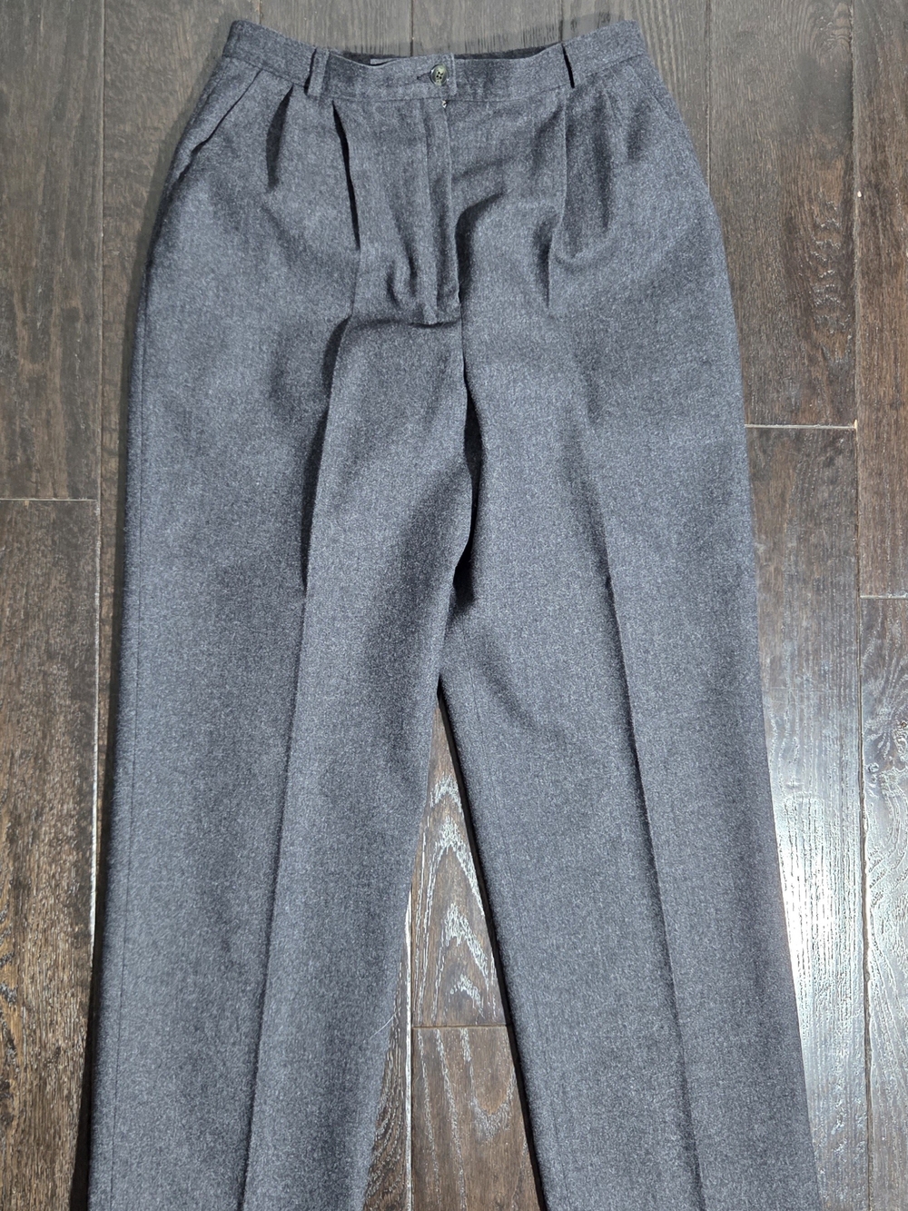Vintage Pendleton Women's Size 10 Gray 100% Virgin Wool Pants Made in USA